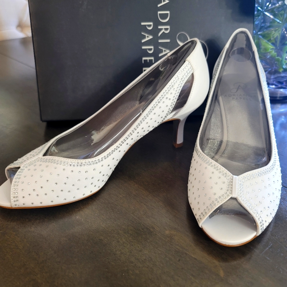 Adrianna Papell Rhinestone Jenna Evening Shoes